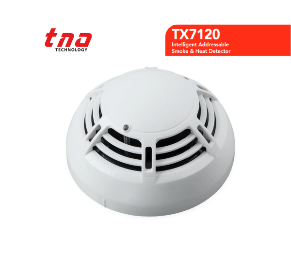 TANDA UK TX7120 Intelligent Dual Detector, Addressable 2 in 1 Smoke & Heat Detector