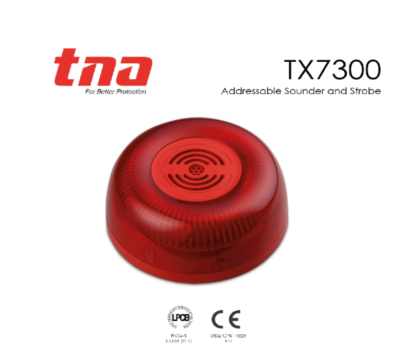 TANDA UK TX7300 Addressable Sounder and Strobe