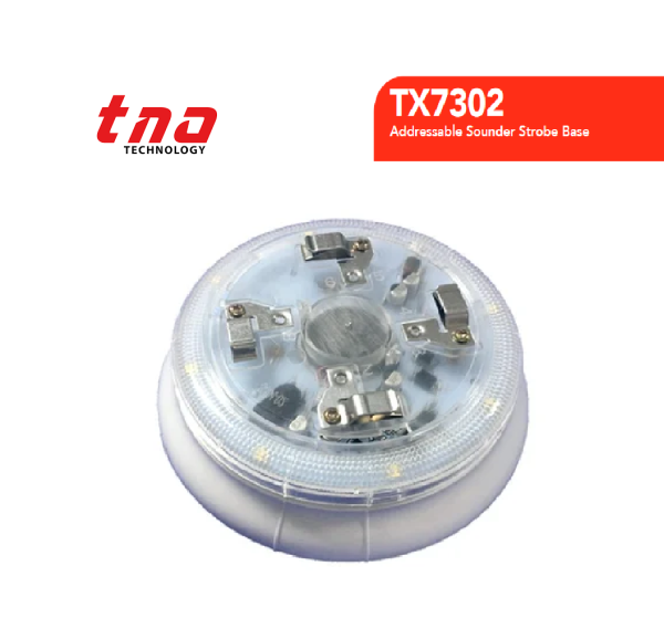 TANDA UK TX7302 LED and sound mounted addressable detector base